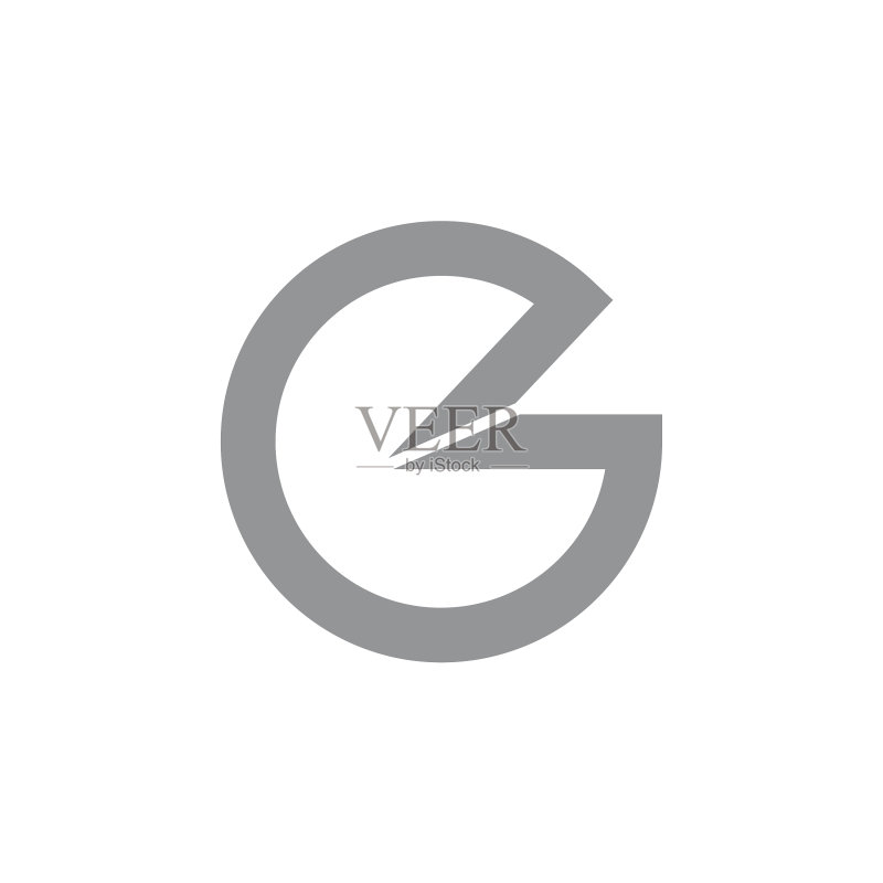 字母C和E抽象3D logo图标素材