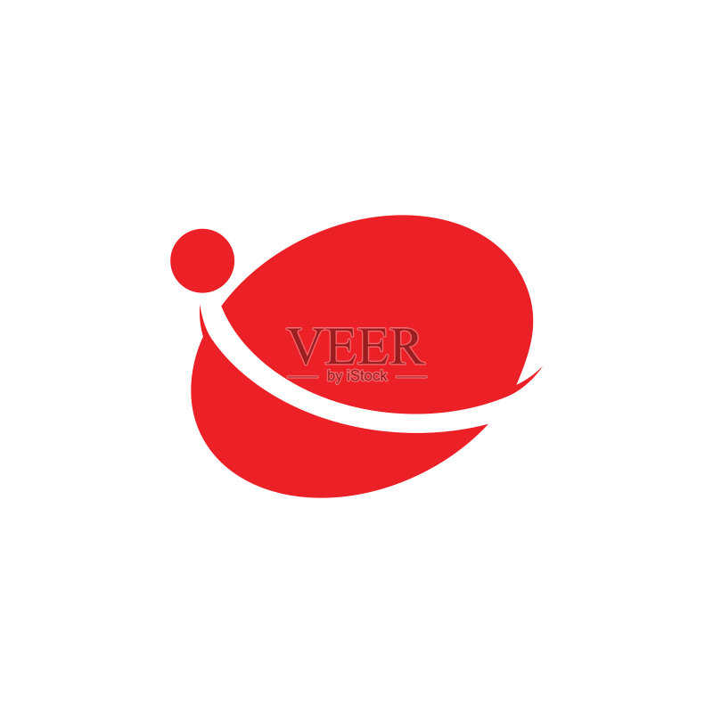 圆形几何动感全球商业logo图标素材
