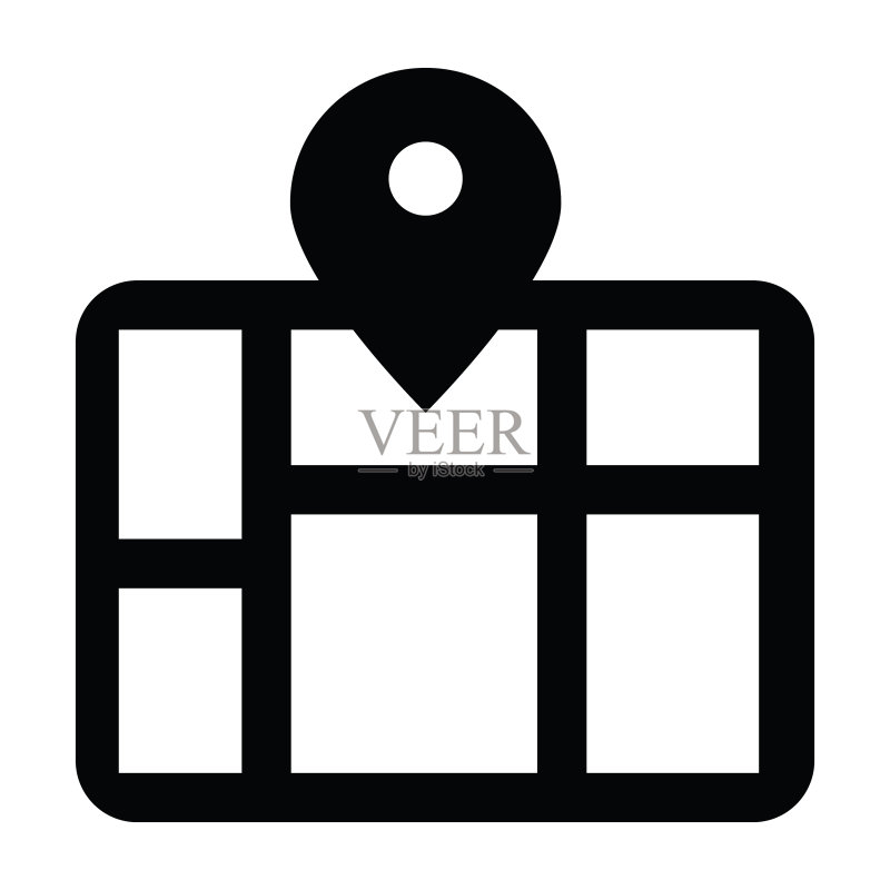 导航、位置、地图、图钉、GPS、方向图标图标素材