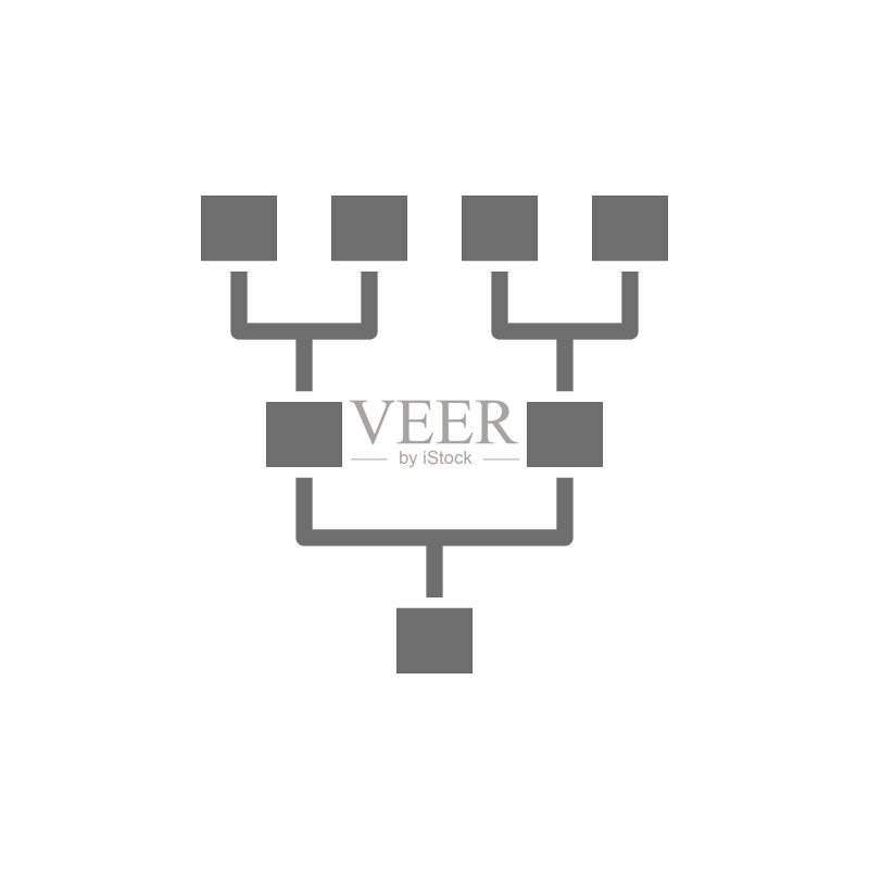 层级图,灰色播放器布局图标图标素材
