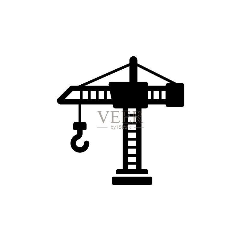 建筑塔吊图标图标素材