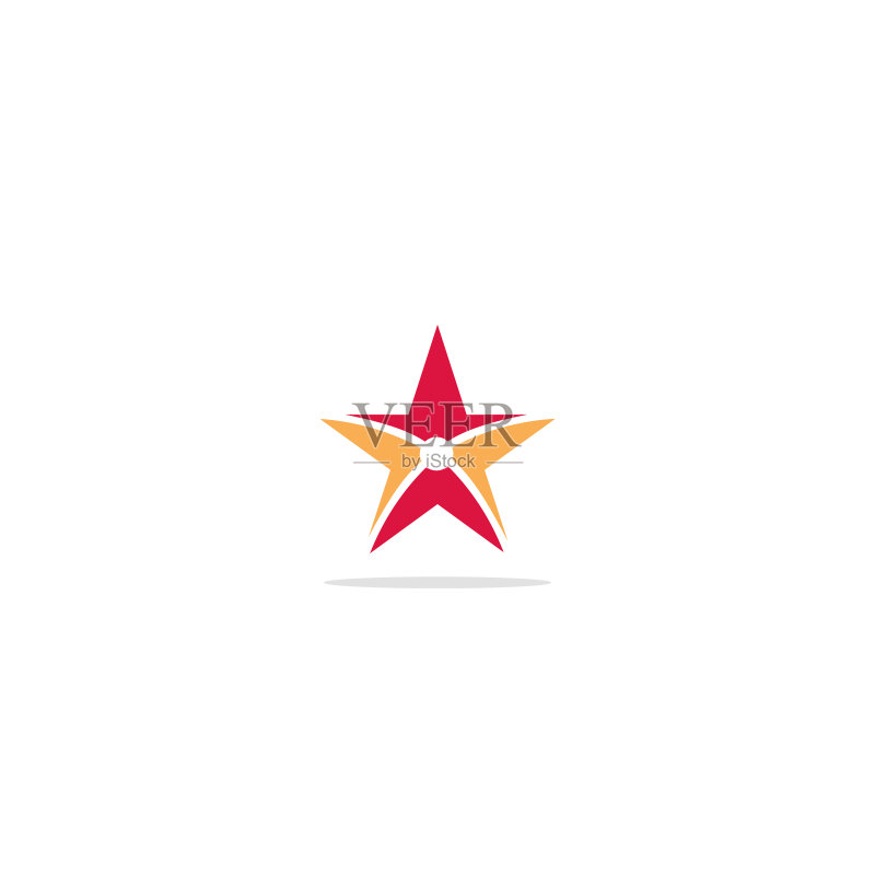星星形状Logo图标素材