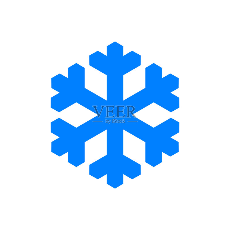 雪花背景图标素材