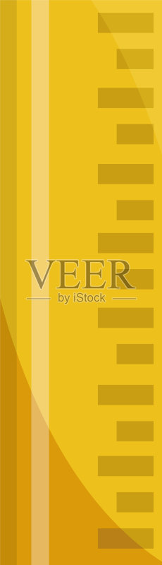 学校尺子测量工具扁平图标图标素材