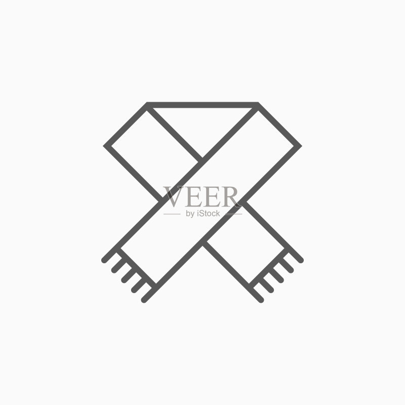 围巾图标,围巾矢量图图标素材
