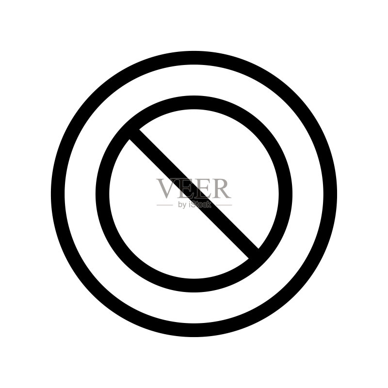 屏蔽停止图标图标素材