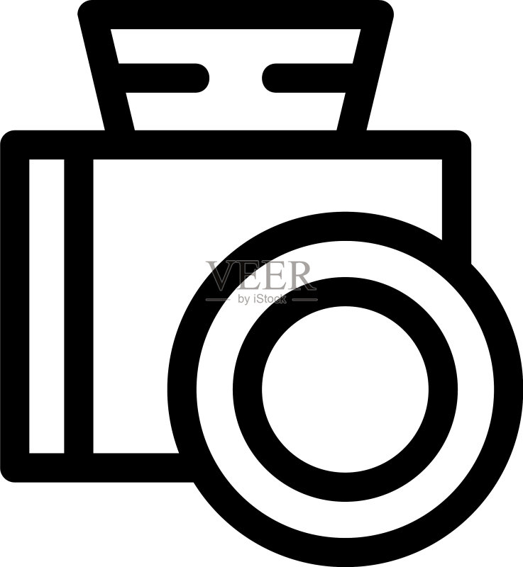 运动相机图标或logo图标素材