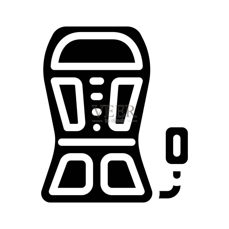 背部刺激字形图标图标素材