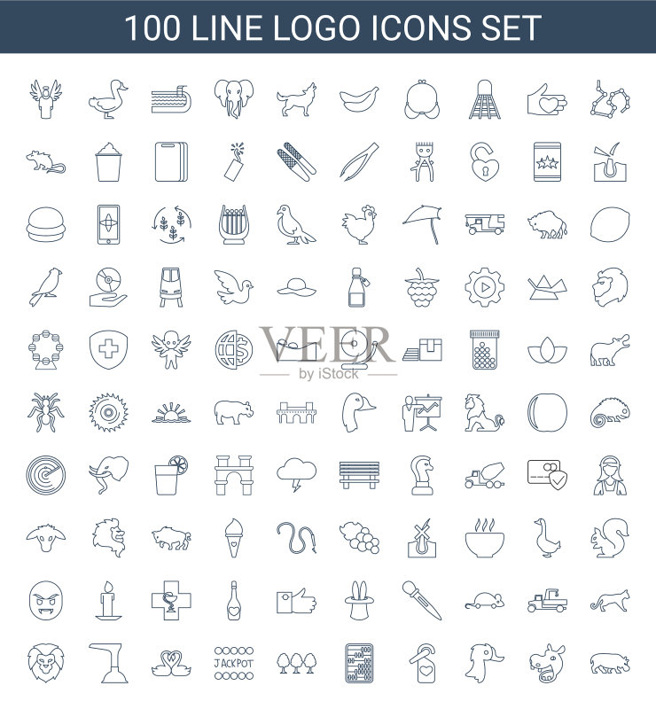 100个logo图标图标素材