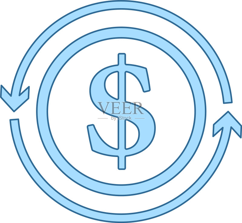 现金返还硬币图标图标素材
