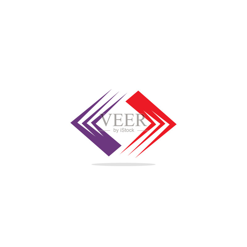彩色圆形商务Logo图标素材