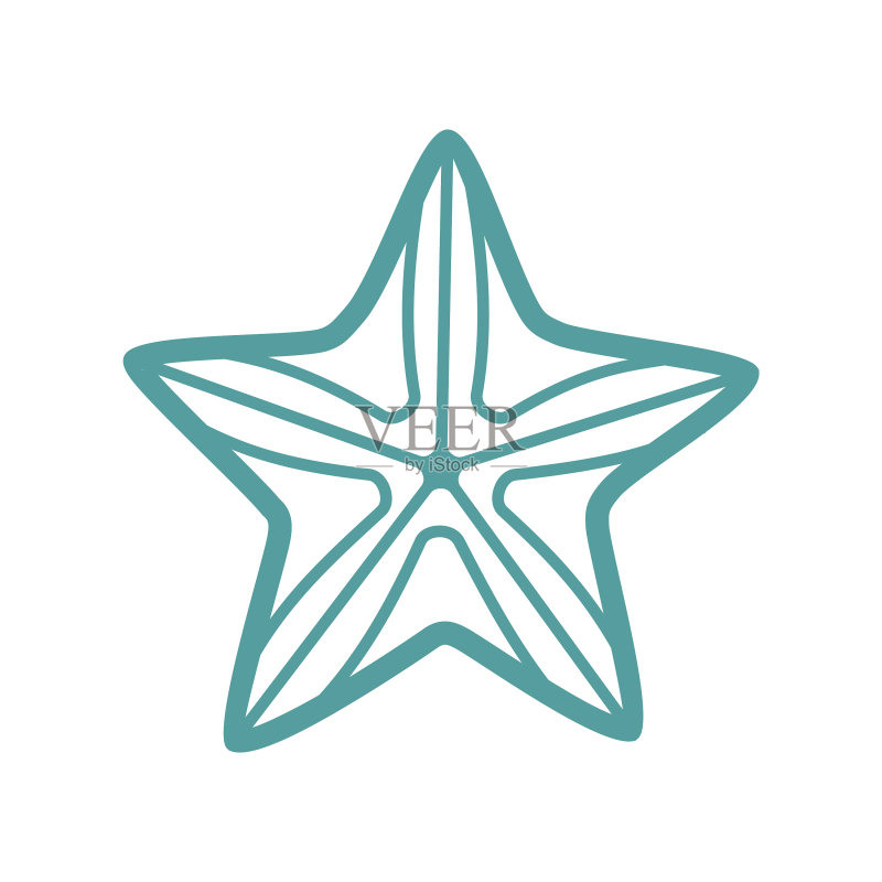 独立海星图标图标素材