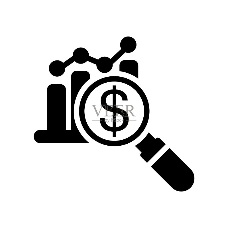营销相关的实体风格统计图标图标素材