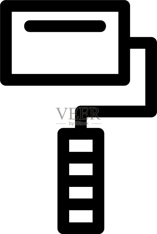 油漆图标或logo孤立符号图标素材