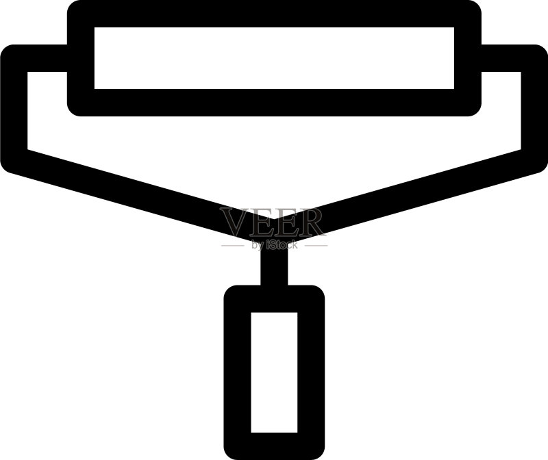 油漆图标或logo孤立符号图标素材