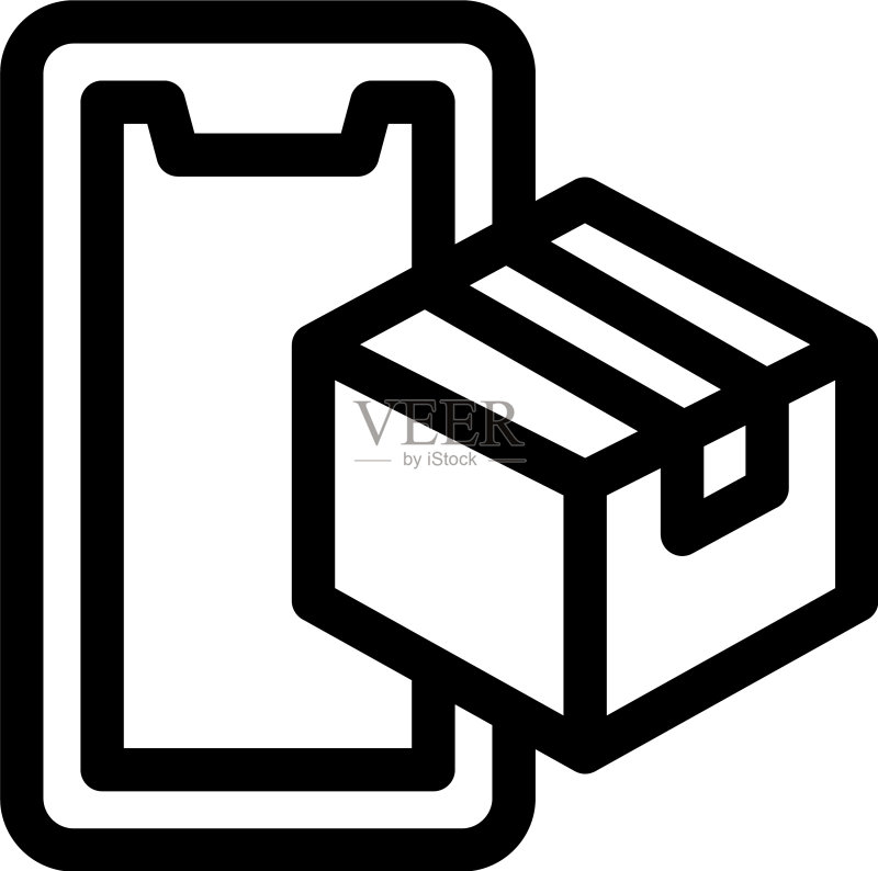 包裹追踪图标或logo独立标志符号图标素材