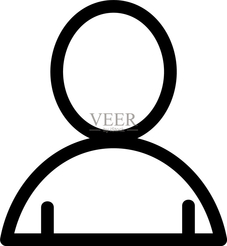 人物图标或标志,独立符号图标素材