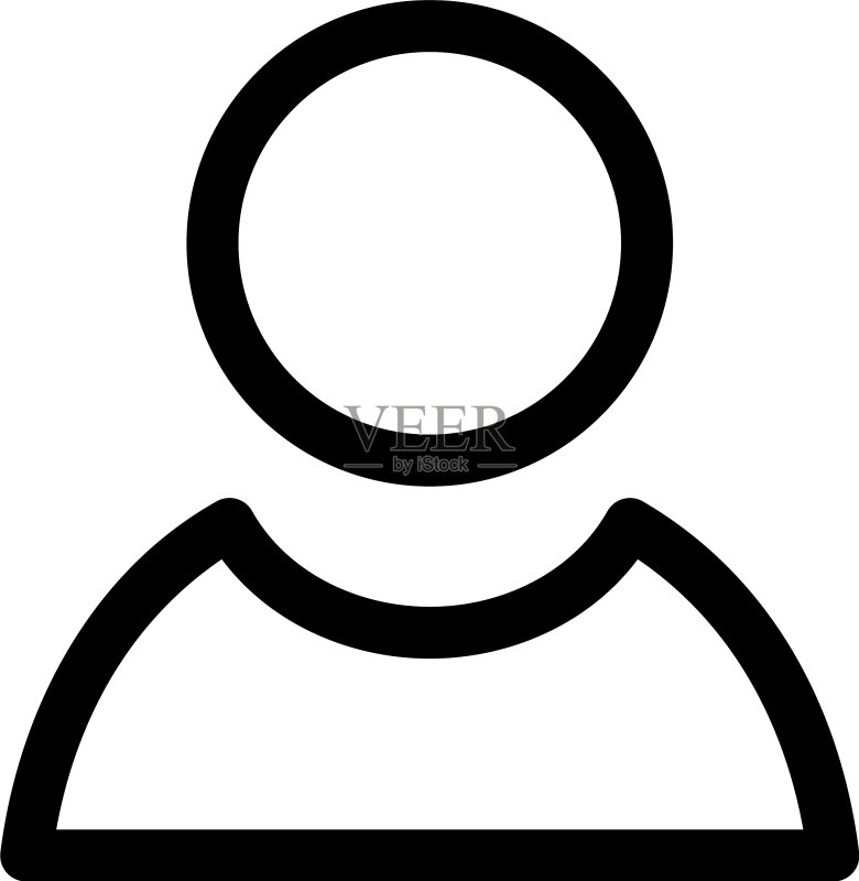 人物图标或标志,独立符号图标素材