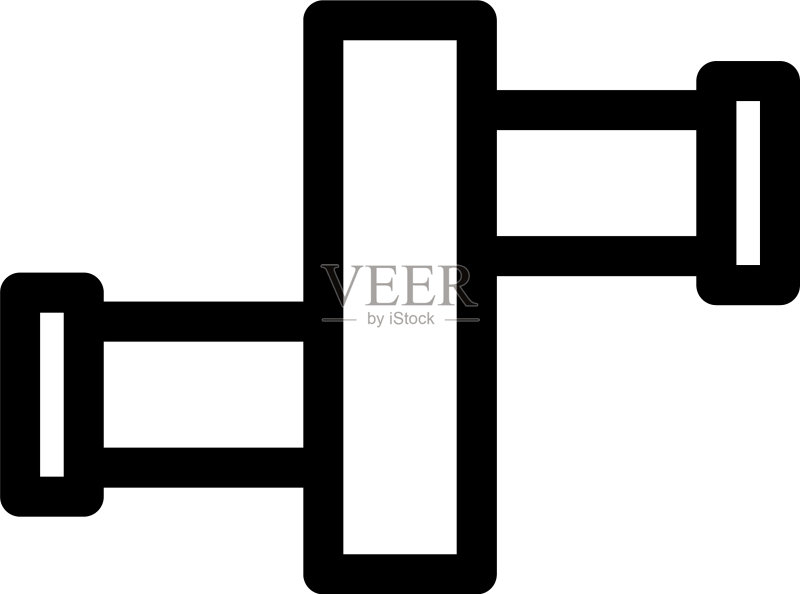 烟斗图标或标志图标素材