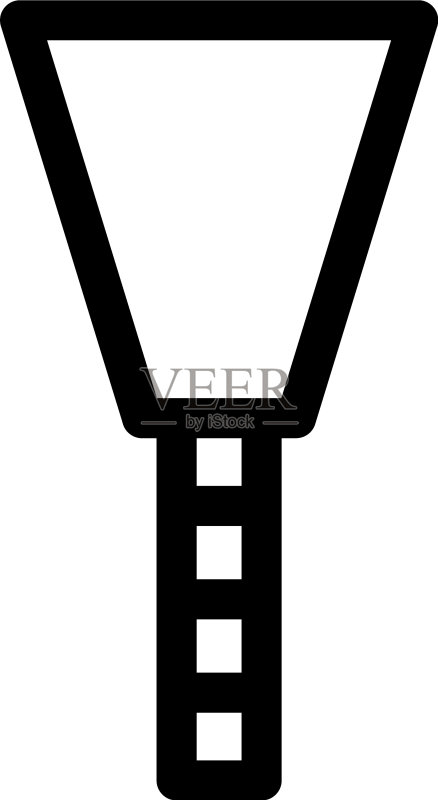 美工刀图标或标志,孤立符号图标素材