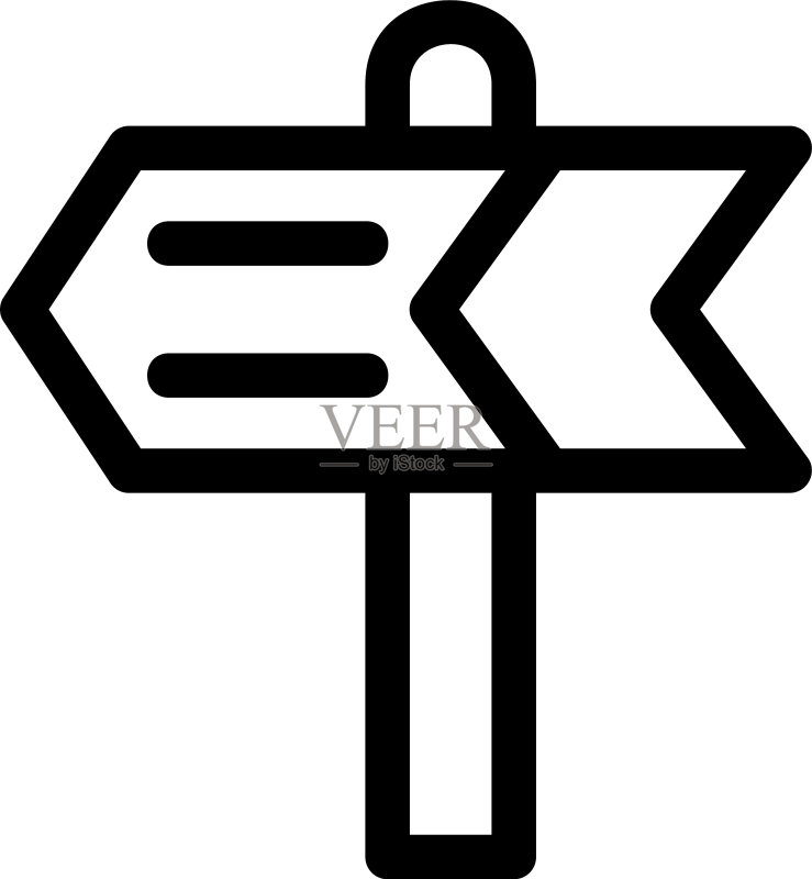 方向图标或标志图标素材