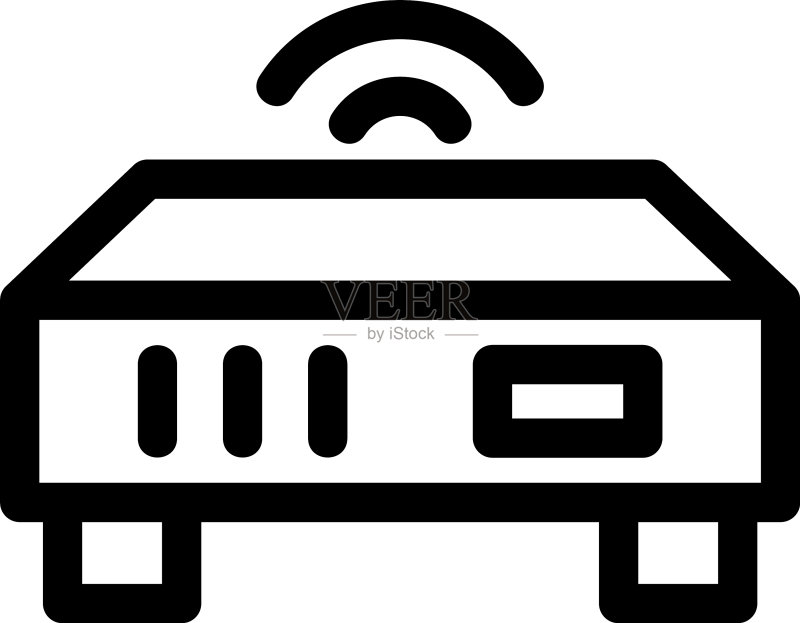 路由器图标或徽标隔离符号图标素材