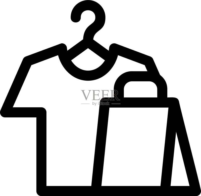 T恤图标或标志图标素材