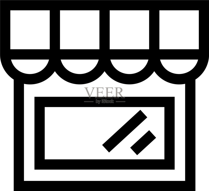商店图标或Logo孤立标志图标素材