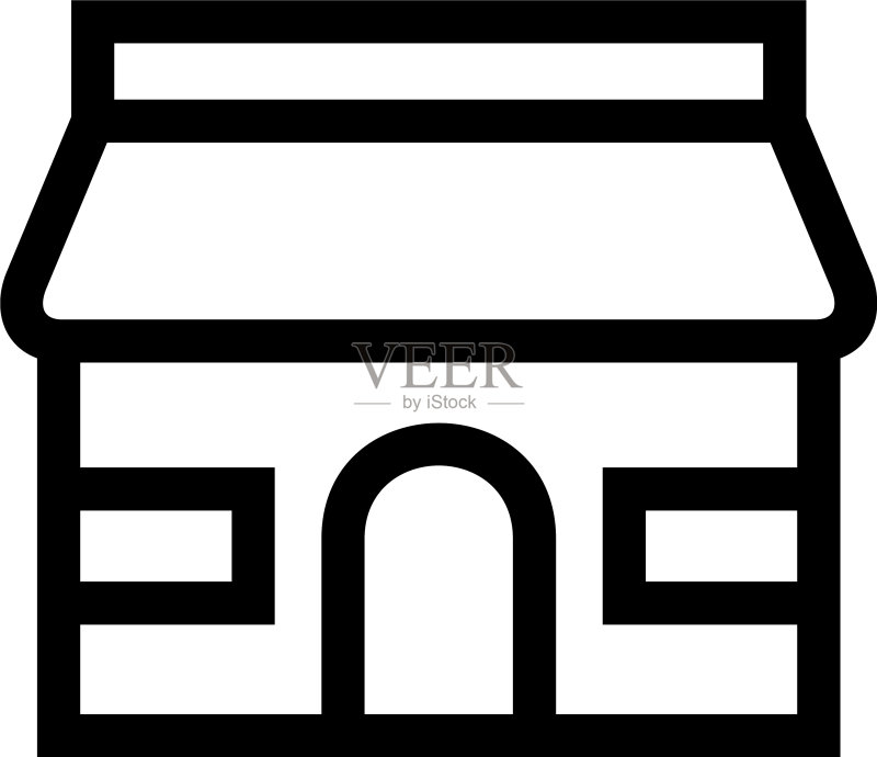 商店图标或Logo孤立标志图标素材