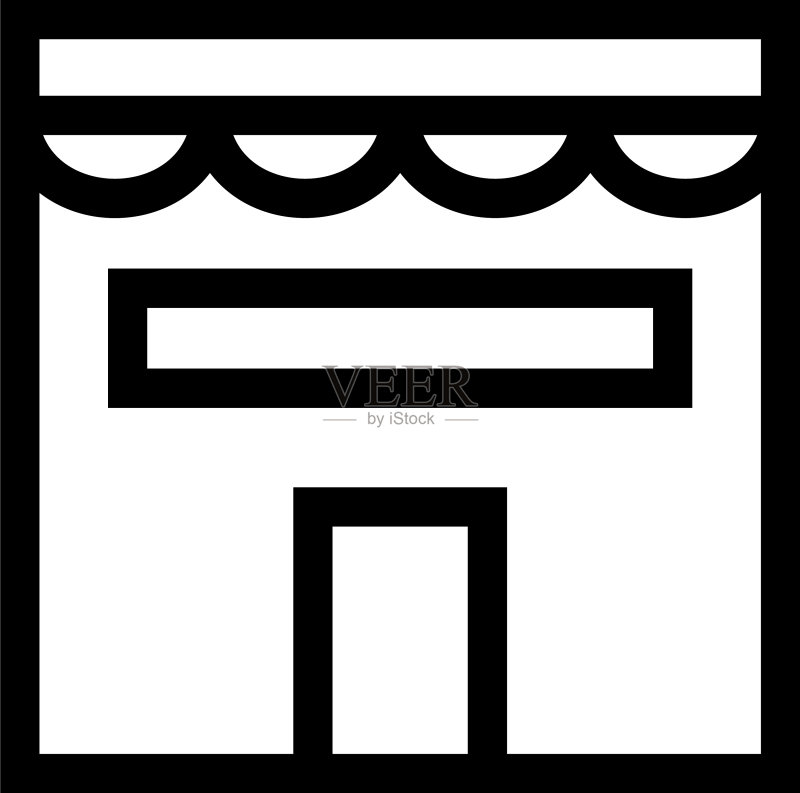 商店图标或Logo孤立标志图标素材