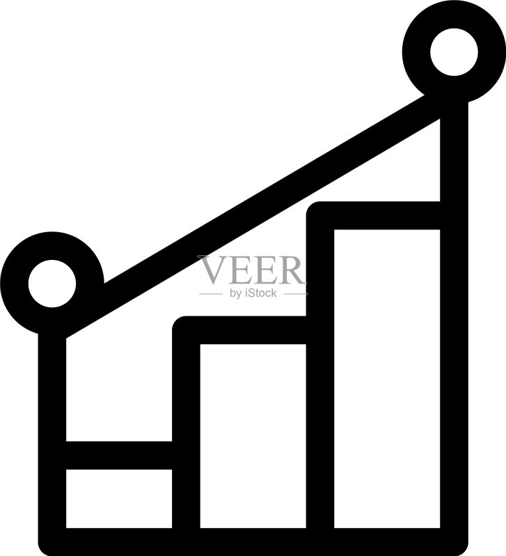 楼梯图标或标志(独立符号)图标素材