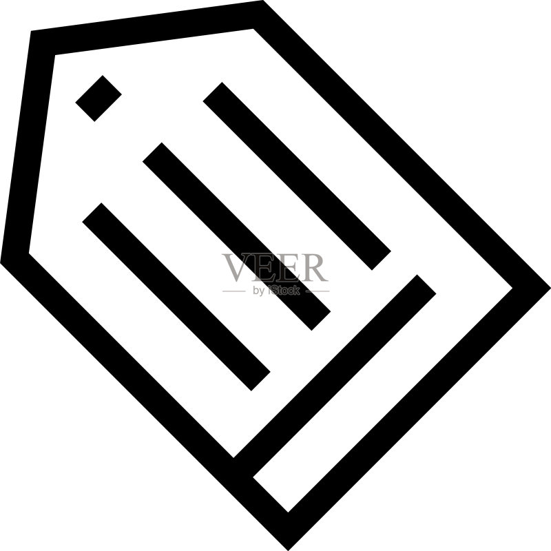 标签图标或徽标孤立符号图标素材