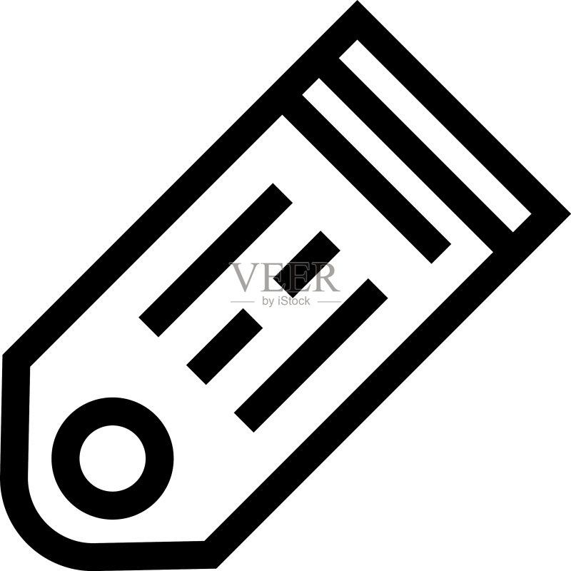 标签图标或徽标孤立符号图标素材