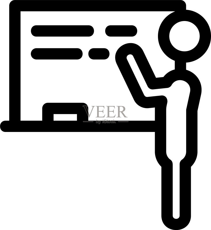 教师图标或标志图标素材