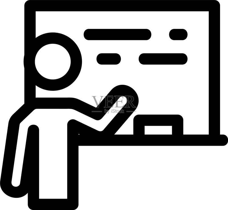 教师图标或标志图标素材