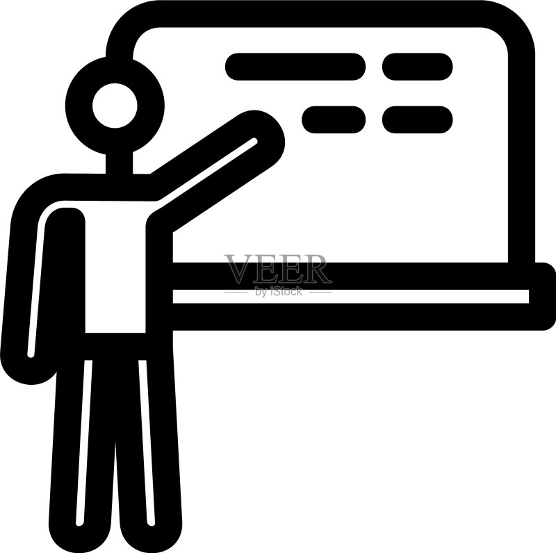 教师图标或标志图标素材