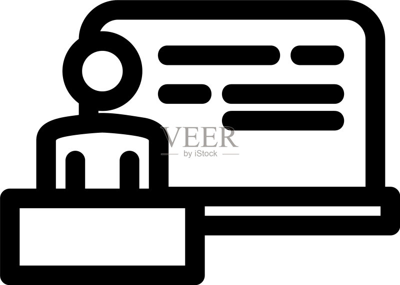 教师图标或标志图标素材