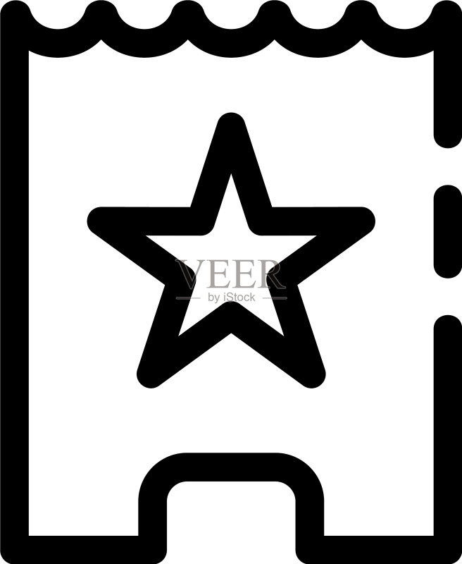 票务图标或Logo独立标志符号图标素材