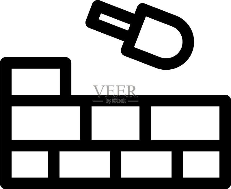 墙壁图标或徽标独立符号图标素材