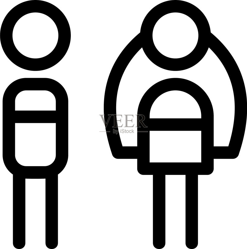 婚礼图标或logo独立标志符号图标素材