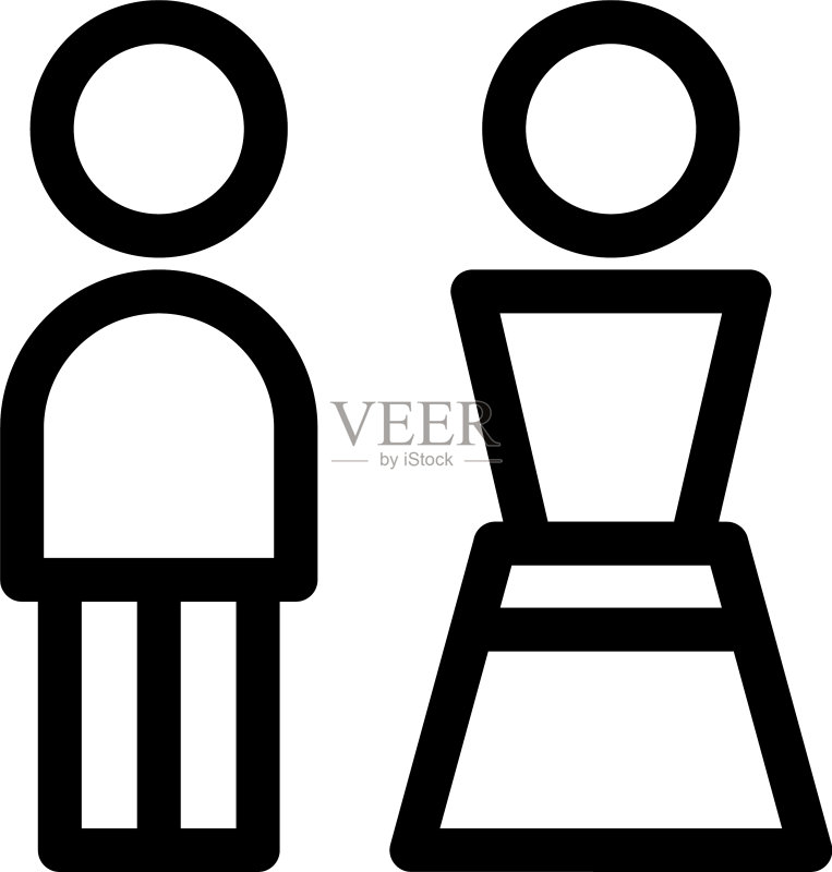 婚礼图标或logo独立标志符号图标素材