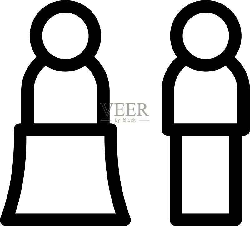 婚礼图标或logo独立标志符号图标素材