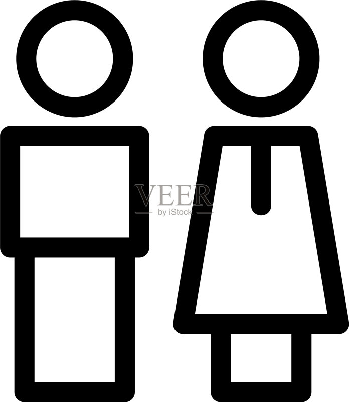 婚礼图标或logo独立标志符号图标素材
