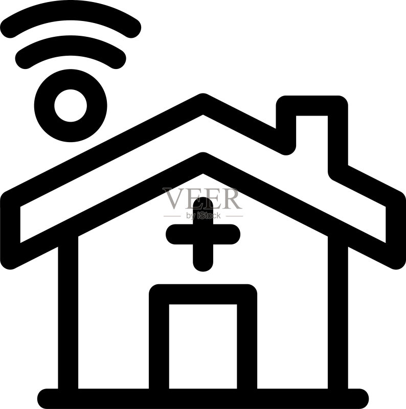 Wifi图标或标志孤立标志符号图标素材