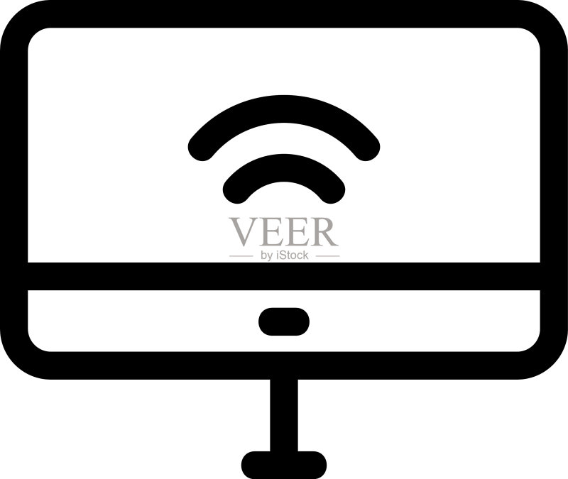 Wifi图标或标志孤立标志符号图标素材
