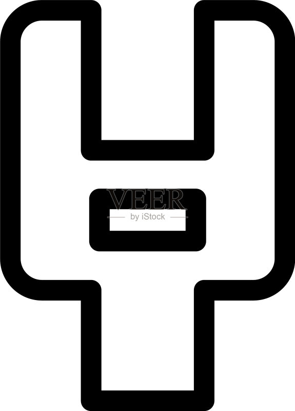 扳手图标或标志孤立符号图标素材