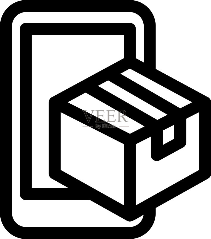包裹追踪图标或logo独立标志符号图标素材
