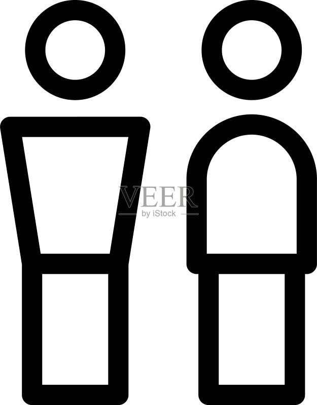 婚礼图标或logo独立标志符号图标素材