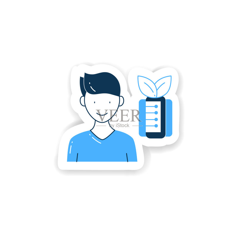 信息污染贴纸图标图标素材