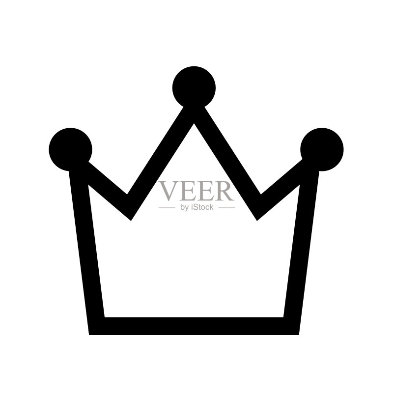 购物皇冠简约App和网站图标图标素材